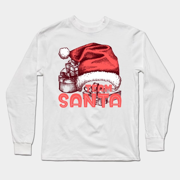 Team Santa Christmas Family Matching Long Sleeve T-Shirt by Happy Shirt